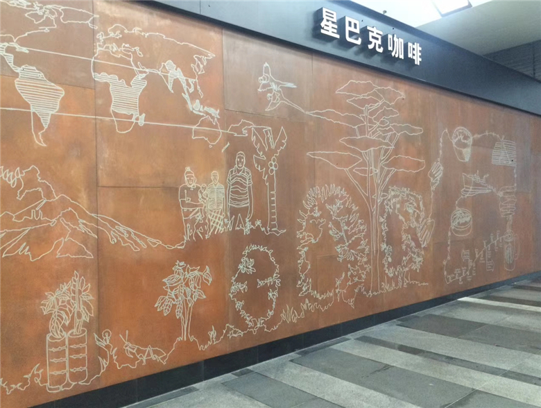 达尔罕茂明安联合耐候钢幕墙